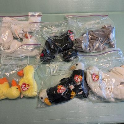 Collection Of Beanie Babies Gigi Mystic Quackers Baldy Fleece Choice 23