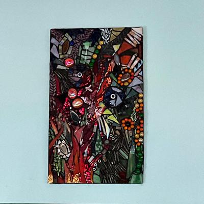 1376 Colorful Wall Mosaic by Susan Wasilewski from Turtle Cove Studios
