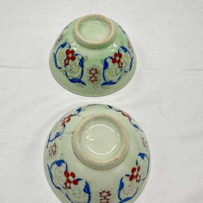 Pair of chinese rise bowl-2