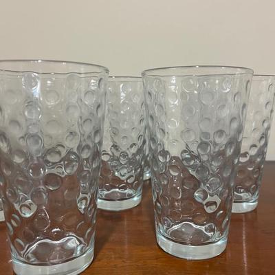 Vintage Libbey Bubble Glasses Set Of 8