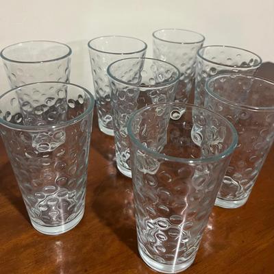 Vintage Libbey Bubble Glasses Set Of 8