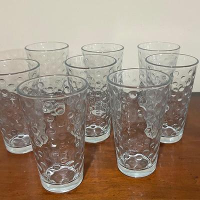Vintage Libbey Bubble Glasses Set Of 8