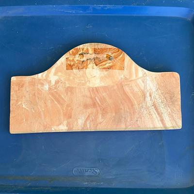 197 SANDSTONE WELCOME SIGN WITH HUMMINGBIRD 13.5"