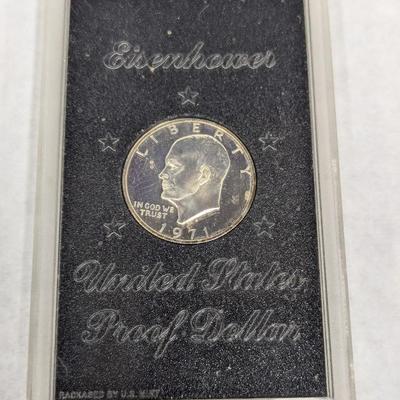 1971 S Eisenhower United States Proof Dollar No Box