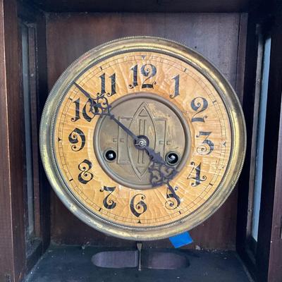 1383 Antique Victorian Wall Clock