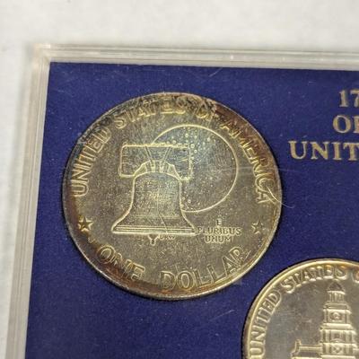 1776 - 1976 Official US Bicentennial Coin Set Choice 2