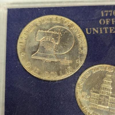 1776 - 1976 Official US Bicentennial Coin Set Choice 3