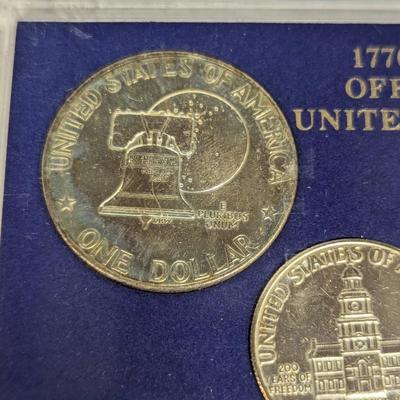 1776 - 1976 Official US Bicentennial Coin Set Choice 4