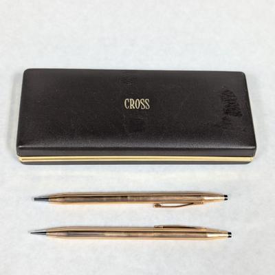 Cross Pen & Pencil Set 1/20 14K Gold Filled