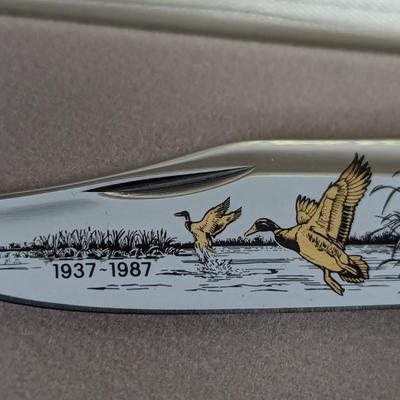 Buck Knives #112 Ducks Unlimited Leaders in Wetland Conservation 50 Years Knife