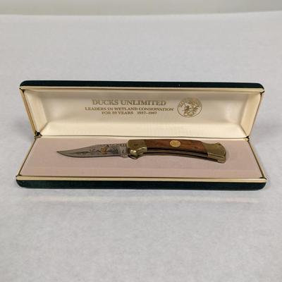 Buck Knives #112 Ducks Unlimited Leaders in Wetland Conservation 50 Years Knife