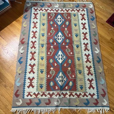 1400 Vintage Kilim Area Rug