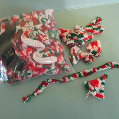Christmas Mini Knitted Scarves & Hats
