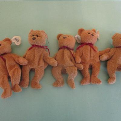 5 - Curly Beanie Babies