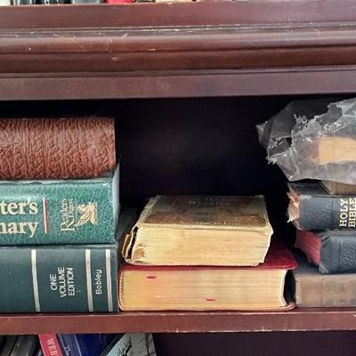 Lot #117. Vintage Book Lot and Vintage Bibles