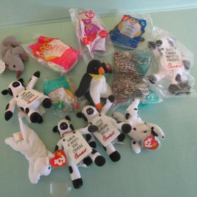 McDonald's TYs & Chic fil a Cows Stuffed Toys