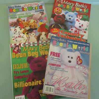 Mary Beth’s Beanie World Monthly Magazines 1998/1999