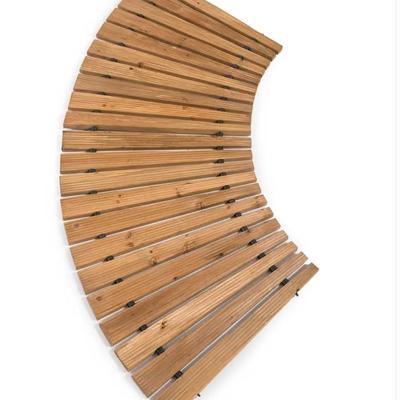 1415 NEW Set of Four 8' Straight and One Curved 4' Wooden Cedar Plow & Hearth Pathway