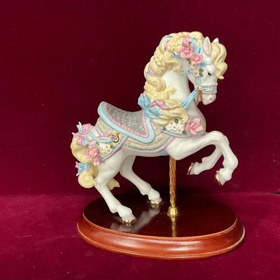 Lot # 112 Lenox 1987 Carousel Horse, & Lenox Rapunzel Figurine