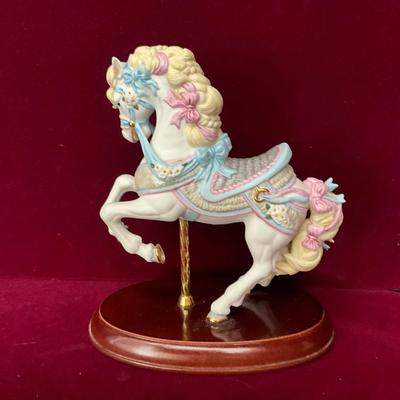 Lot # 112 Lenox 1987 Carousel Horse, & Lenox Rapunzel Figurine