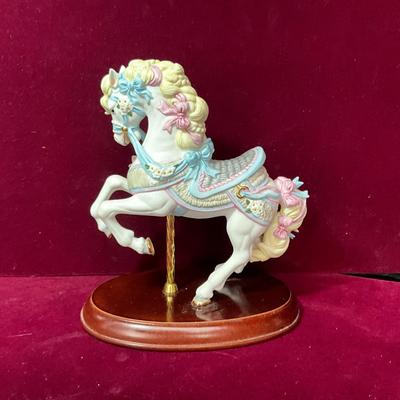 Lot # 112 Lenox 1987 Carousel Horse, & Lenox Rapunzel Figurine