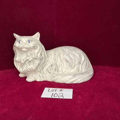 Lot# 102 Life Size Ceramic Cat