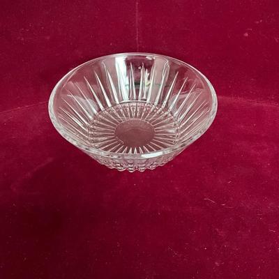Lot# 105 Signed Vintage Val Saint Lambert Crystal Bowl