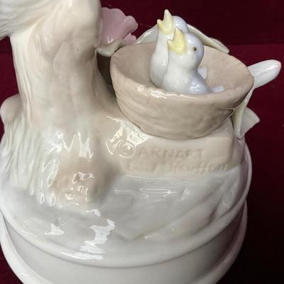 Lot# 96 Signed Arnart Music Box and Chinese Inspired Vase