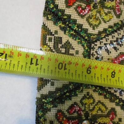 Delill Antique Needlepoint Tapestry Bag/Purse