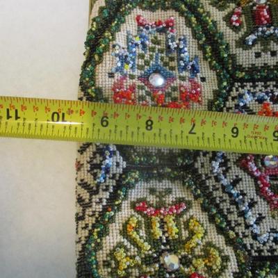 Delill Antique Needlepoint Tapestry Bag/Purse