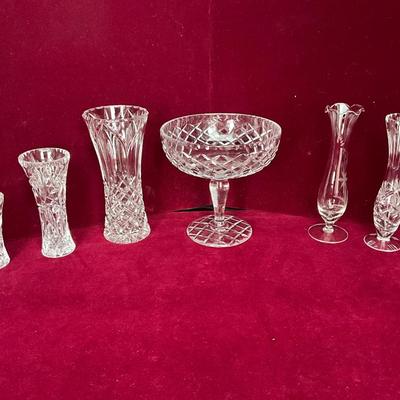 Lot# 88 Lot of Cut Crystal & Cut Glass