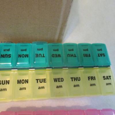 AM/PM Weekly Pill Containers