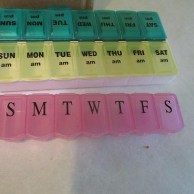AM/PM Weekly Pill Containers