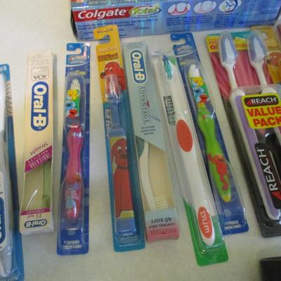 Assortment Of Toothbrushes