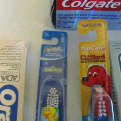 Assortment Of Toothbrushes