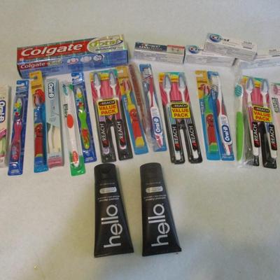 Assortment Of Toothbrushes