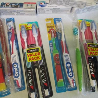 Assortment Of Toothbrushes