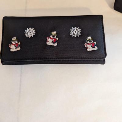 Snowman Holiday Purse With Wallet