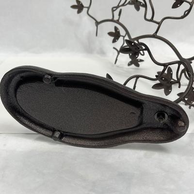 Large Bronze Metal Jewelry Tree for Earrings Necklaces Bracelets, Ring Dish Base