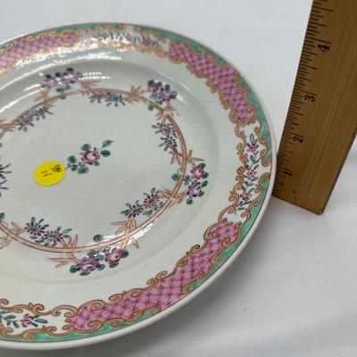 Chinese Export Style Porcelain Plates-6 Set