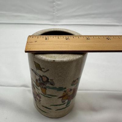 Chinese Vintage Guan Ware Porcelain Brush Pot