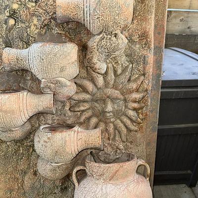 211 WALL FOUNTAIN BY ARTIST MORENOS CURIOS AS IS CONDITION