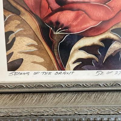 225 POPPY PRINT LIMITED EDITION BY ARTIST JODY BERGSMA 14X17