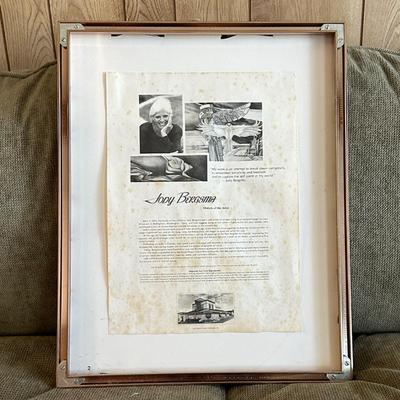 226 FRAMED PRINT 1990 BY JODY BERGSMA LIMITED EDITION 20X16