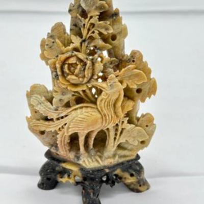 Chinese Soapstone Carved Sculpture