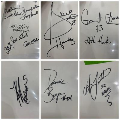 1996 Atlanta Hawks Autographs Lot