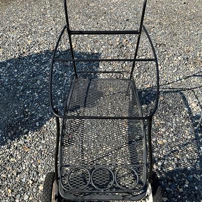 Lot# 78 Wrought Iron Garden Cart