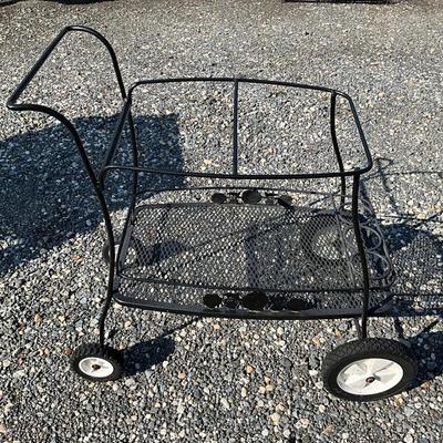 Lot# 78 Wrought Iron Garden Cart