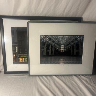 Two Thomas Shapiro Framed & Pencil Signed Photos (G-MG)