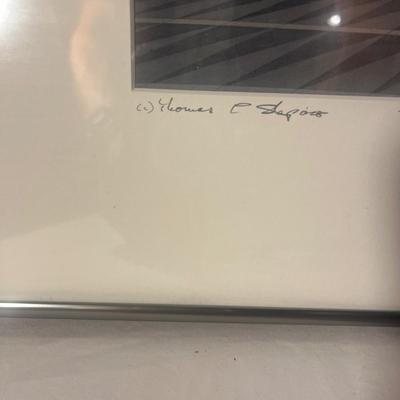 Two Thomas Shapiro Framed & Pencil Signed Photos (G-MG)